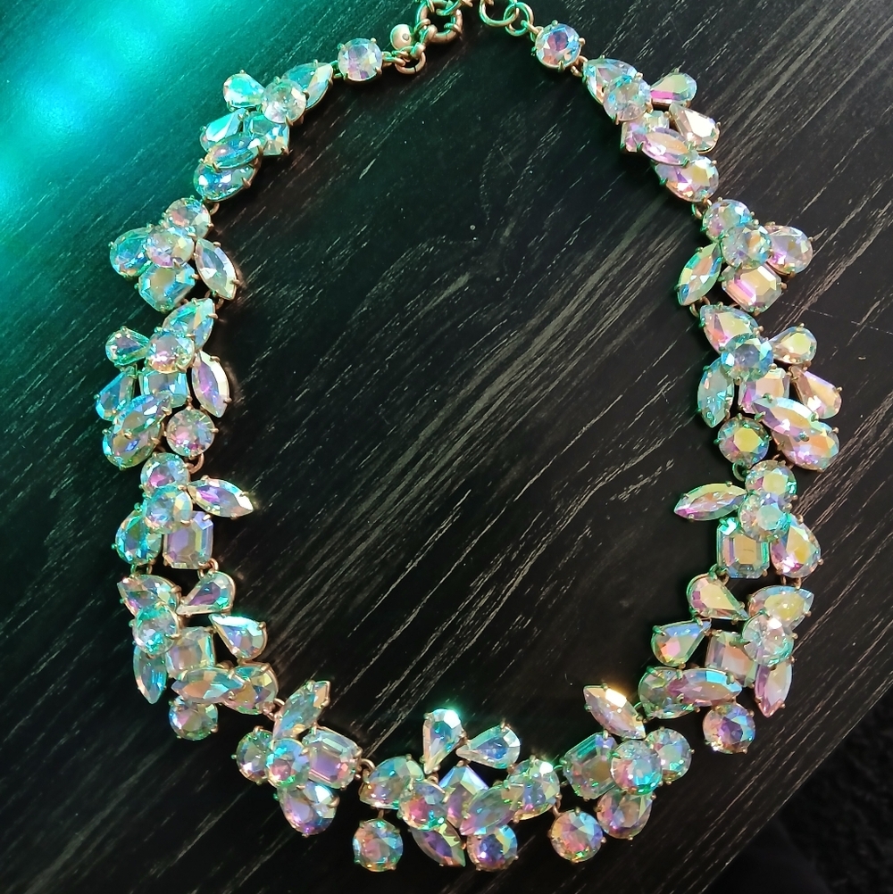 Stunning J. Crew Iridescent Crystal Necklace